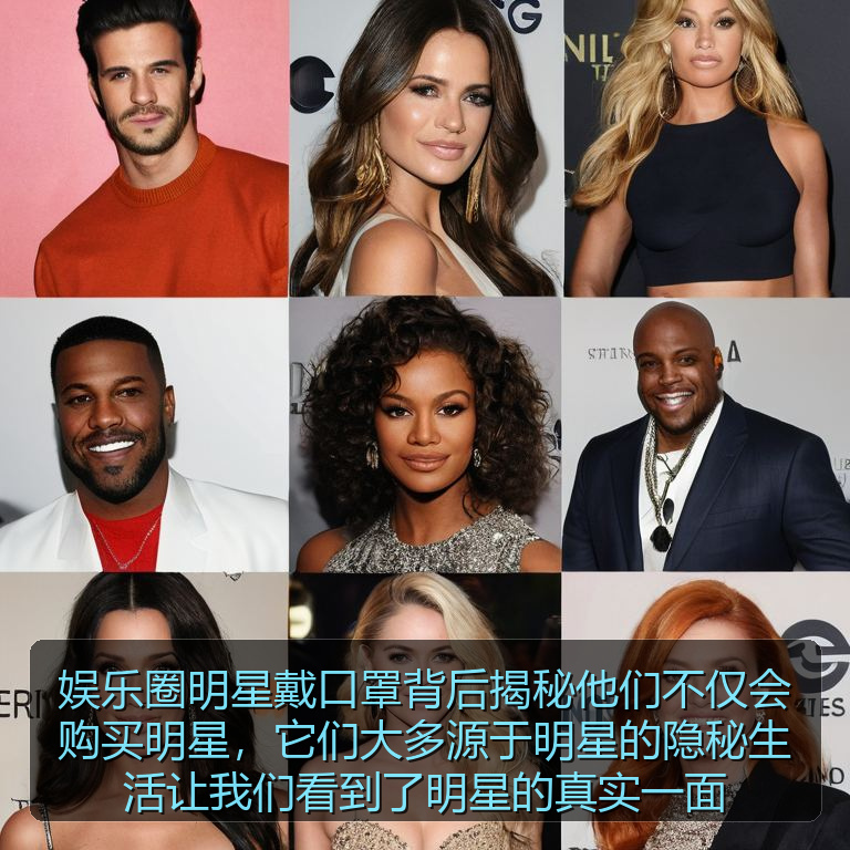 娱乐圈明星戴口罩背后揭秘他们不仅会购买明星，它们大多源于明星的隐秘生活让我们看到了明星的真实一面
